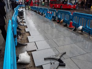 New Paving at New Oxford Street