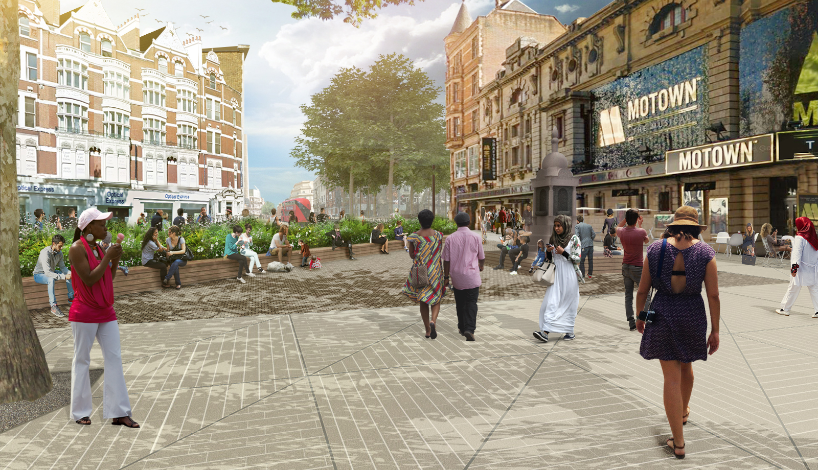 Princes Circus View from south